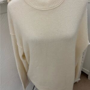 Aerie Cream Oversized Sweater